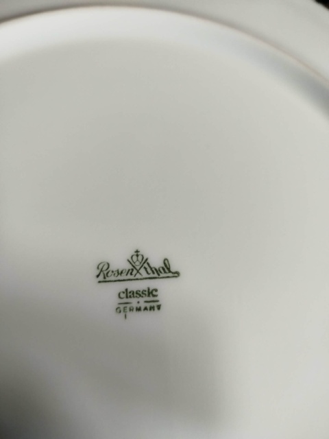duża patera- podtalerz Rosenthal Biała Maria 31 cm