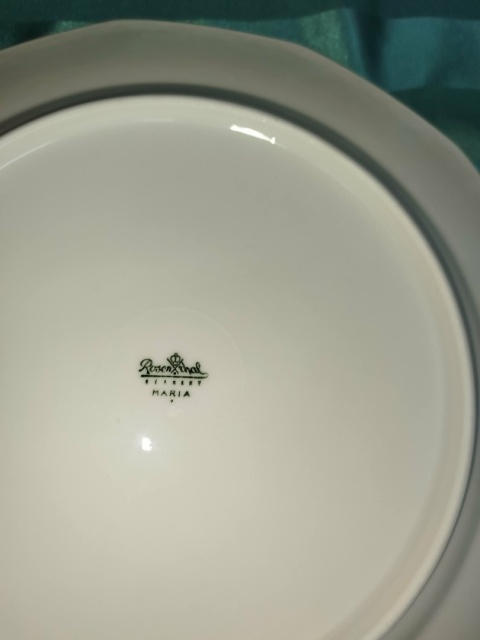 duży talerz Talerz Rosenthal Biała Maria śred. 28cm