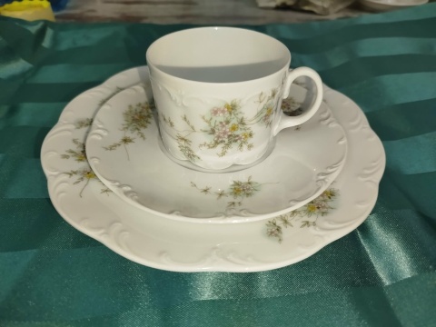 filiżanka do herbaty Rosenthal Grune Ranke-zestaw