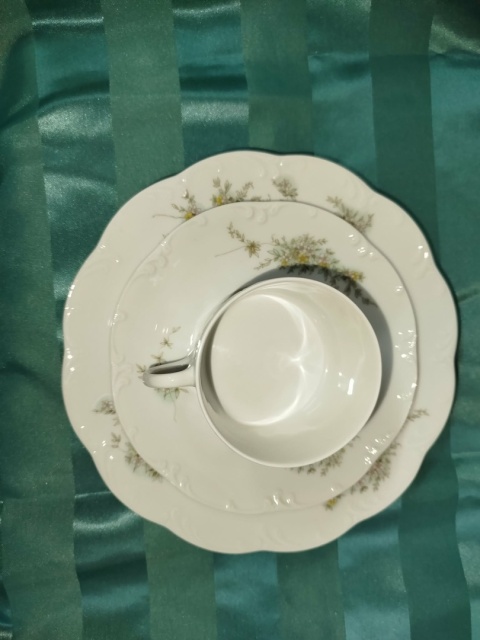filiżanka do herbaty Rosenthal Grune Ranke-zestaw