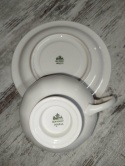 filiżanka do herbaty+ podstawek Rosenthal Biała Maria