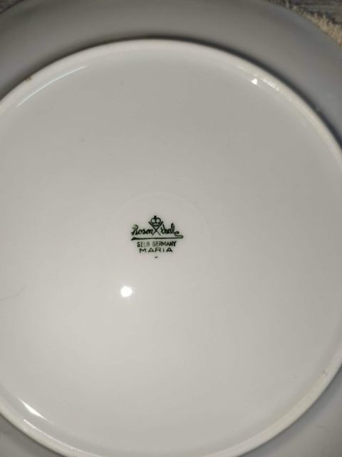 talerz płaski Rosenthal Biala Maria