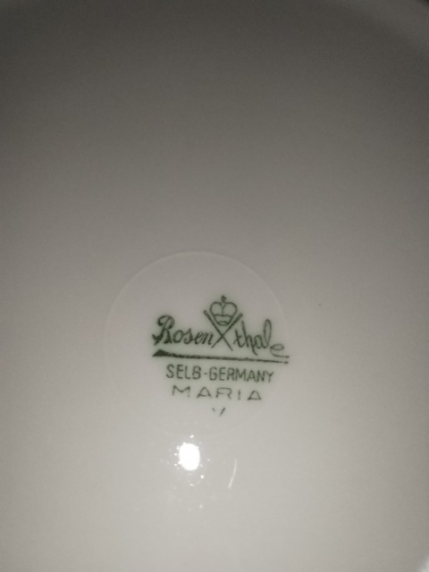 talerz śniadaniowy Rosenthal Biała Maria śred. 20 cm