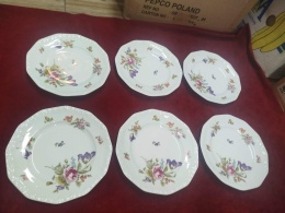 6 x tal. śniad. Rosenthal Maria Sommerstrauss 20 cm