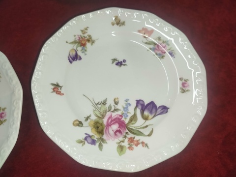 6 x tal. śniad. Rosenthal Maria Sommerstrauss 20 cm