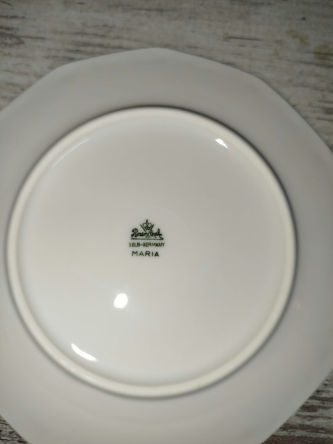6 x talerz Rosenthal Biała Maria 15,5 cm.