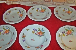 6x talerz głęb. Rosenthal Maria IDEAŁ Sommerstrauss