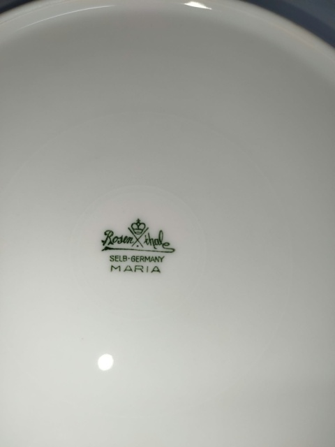 6x talerz płas. Rosenthal Biała Maria
