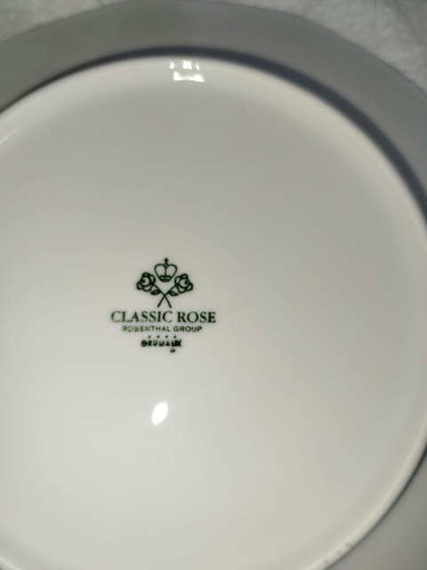 6x talerz śniad. Rosenthal Biała Maria śr.20 cm JAK NOWE