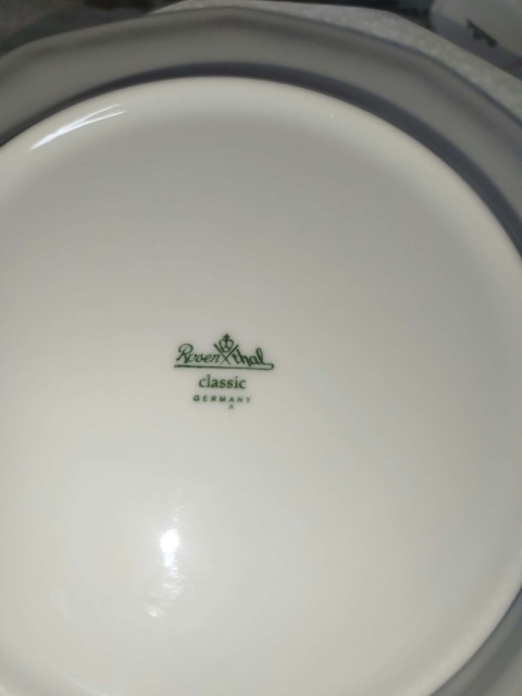 talerz płaski Rosenthal Biala Maria