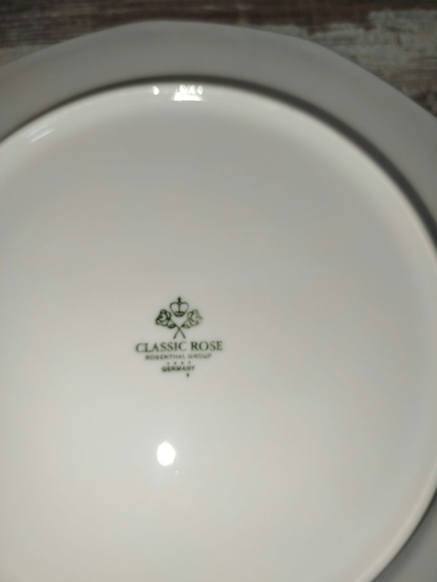 talerz płaski Rosenthal Biala Maria