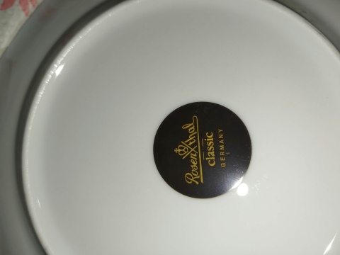 talerz śniadaniowy Rosenthal Biała Maria śred. 20 cm